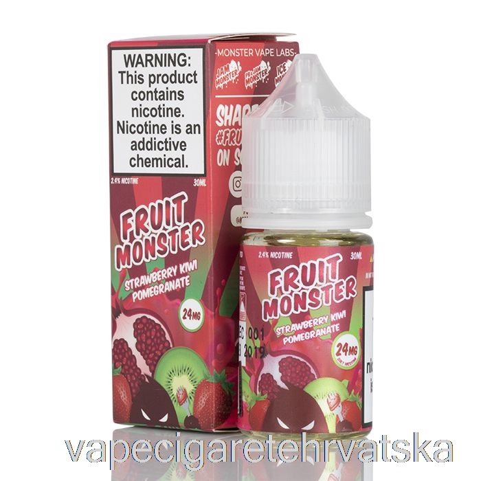 Vape Cigarete Jagoda Kivi Nar - Voćne čudovišne Soli - 30ml 24mg